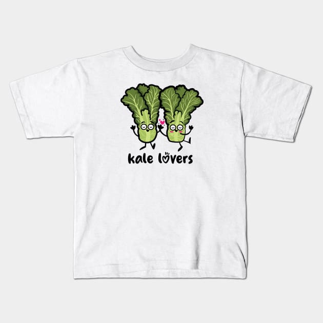 kale lovers Kids T-Shirt by KENG 51